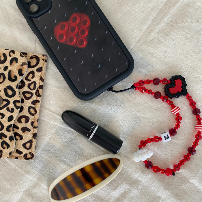 Red Power Telefen Boncuğu - Charm