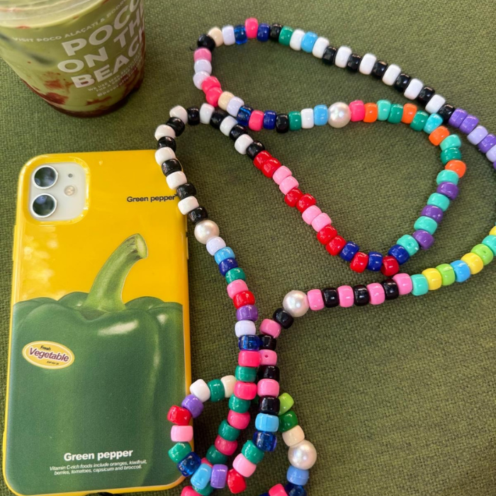 Retro Pop Uzun Telefon Askısı