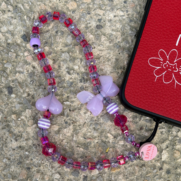 Sparkle Bow Telefon Boncuğu